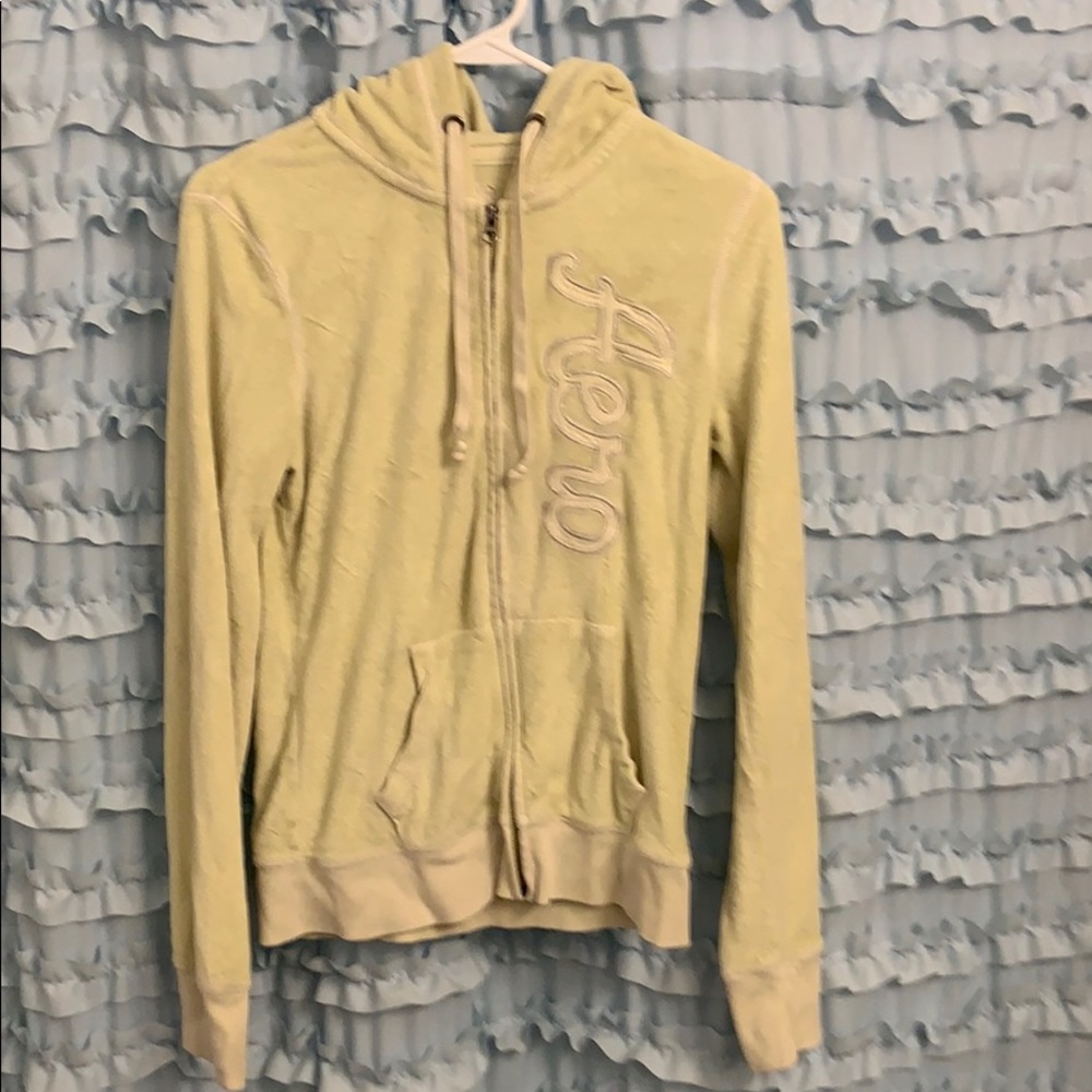 Aero green/yellow zip up jacket. Size medium
